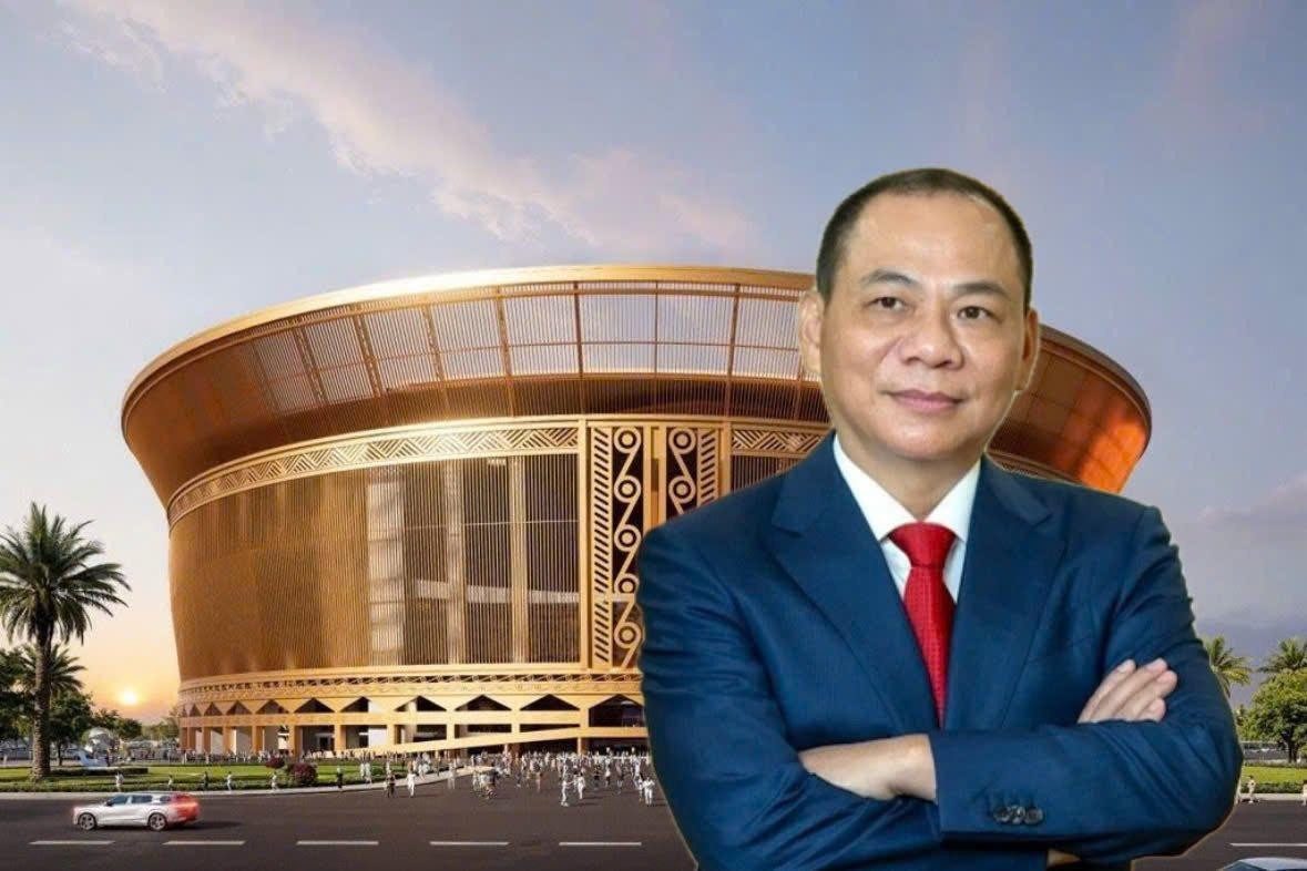 Làng Nghiêm Xá bên cạnh đại công trường